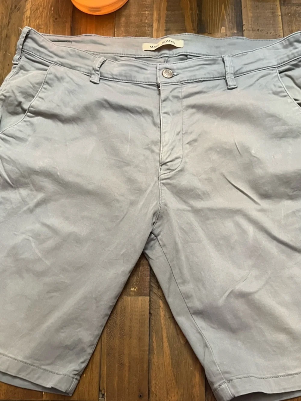 Mavi Jacob‎ Chino Shorts Men Size 40 Gray Stretch Casual Summer Classic Fit